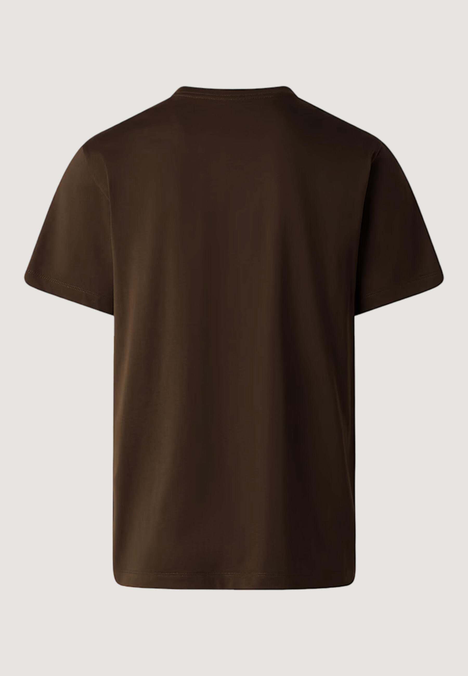 t-shirt crop top M EVOLUTION SIMPLE DOME REGULAR SHORT SL HOMME marron 5/5