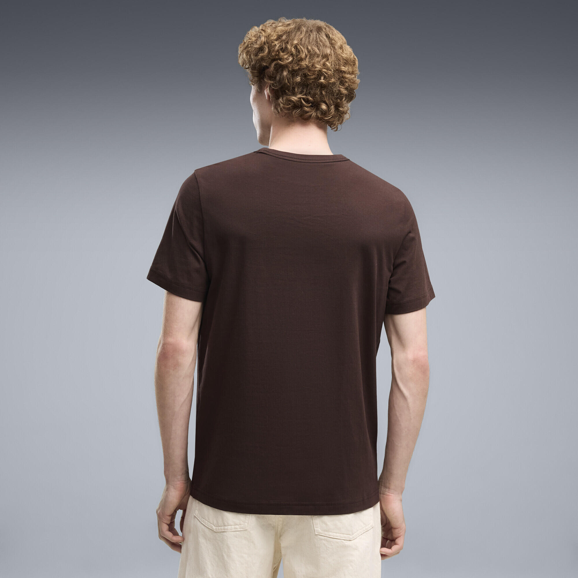 T-shirt homem gola redonda logo Essenciais Elevated PUMA 3/5