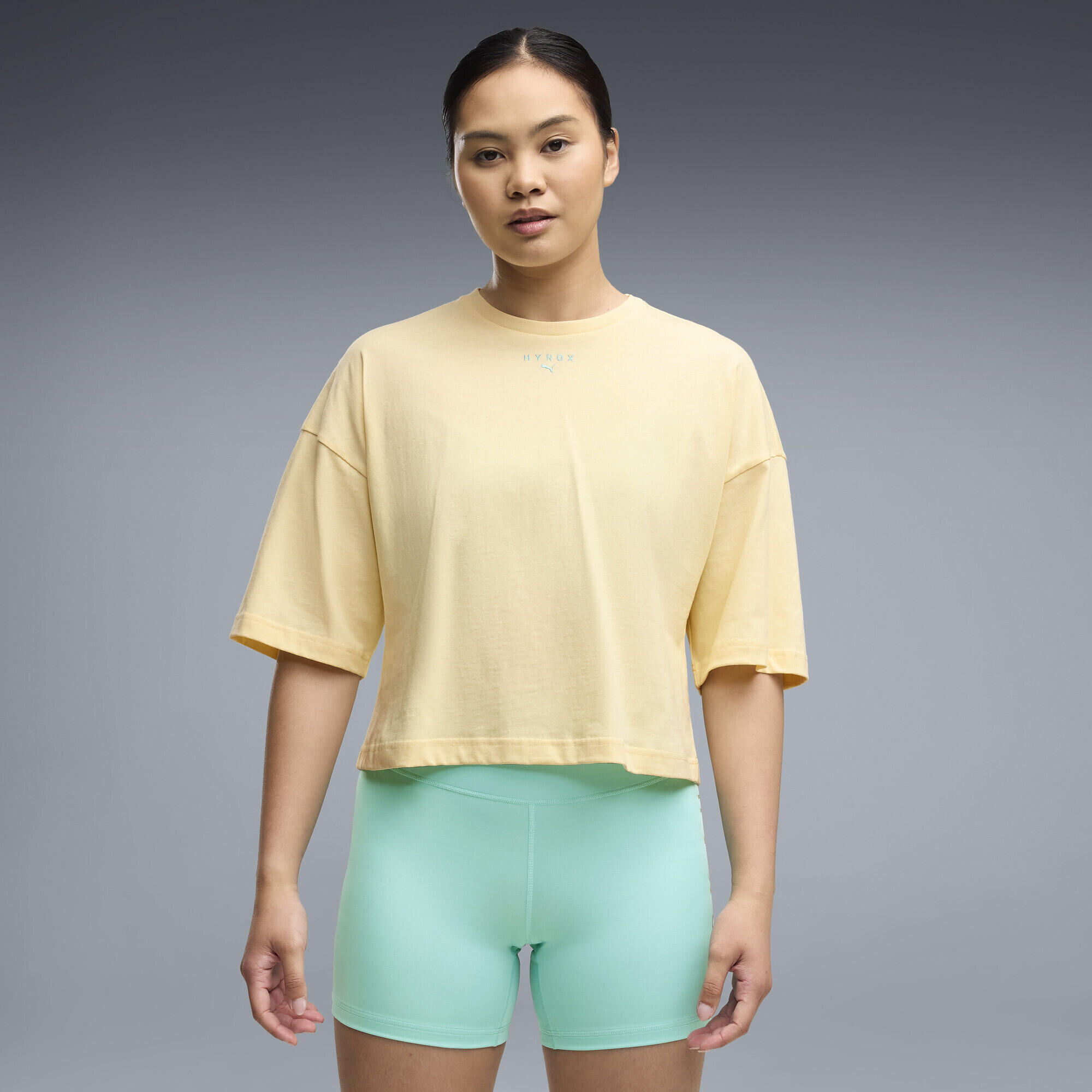 PUMA x HYROX Cropped Lifestyle T-Shirt Damen PUMA 2/5
