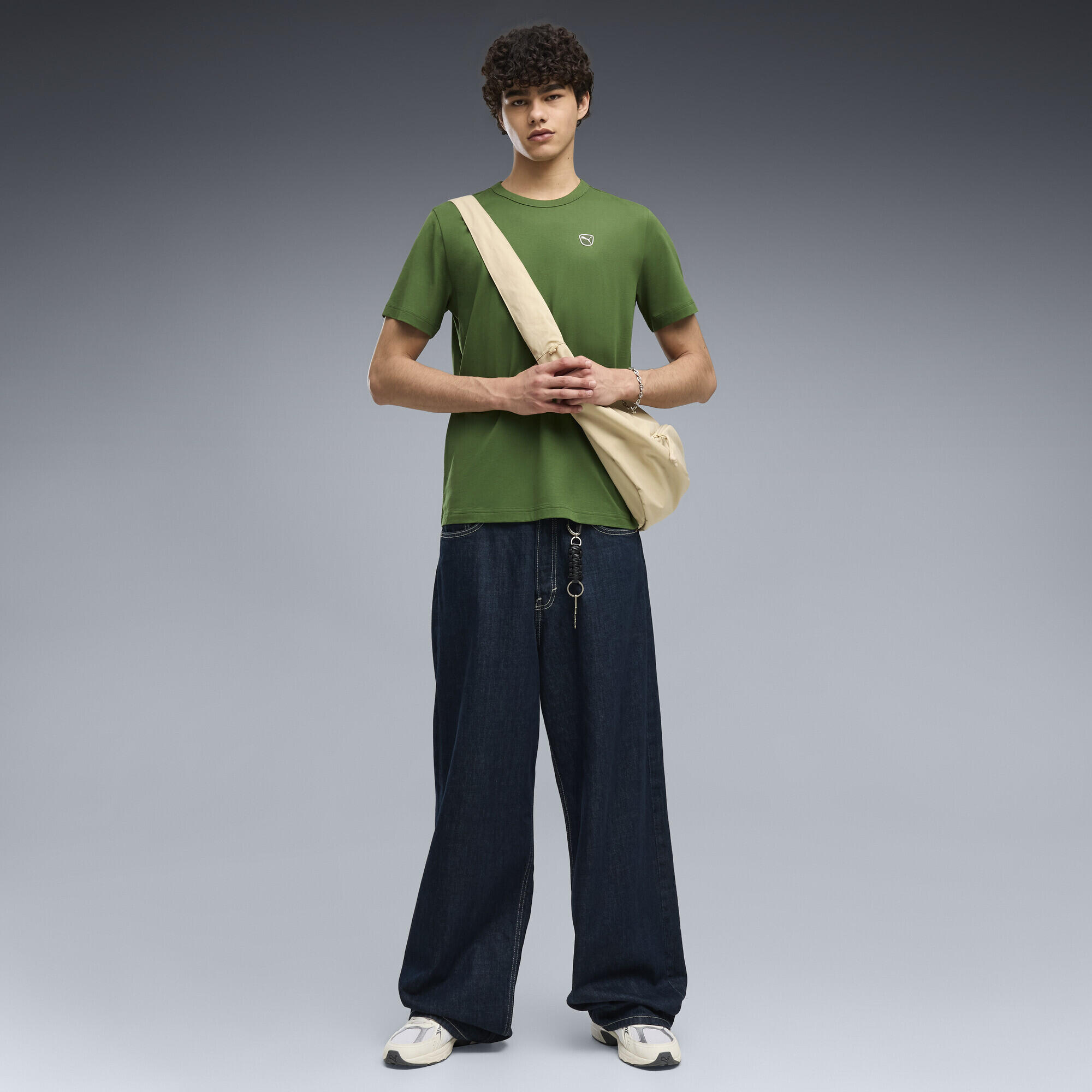T-shirt homem gola redonda logo Essenciais Elevated PUMA 4/5