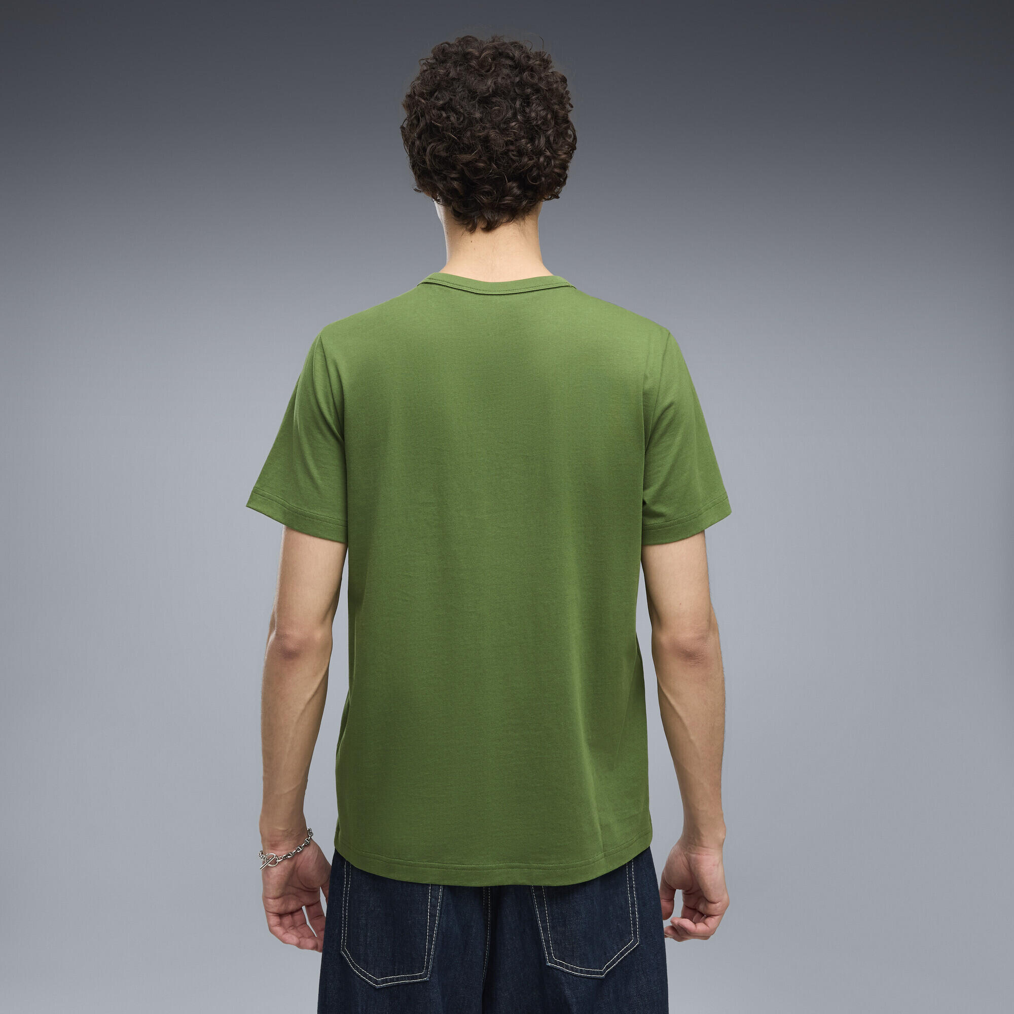 T-shirt homem gola redonda logo Essenciais Elevated PUMA 3/5