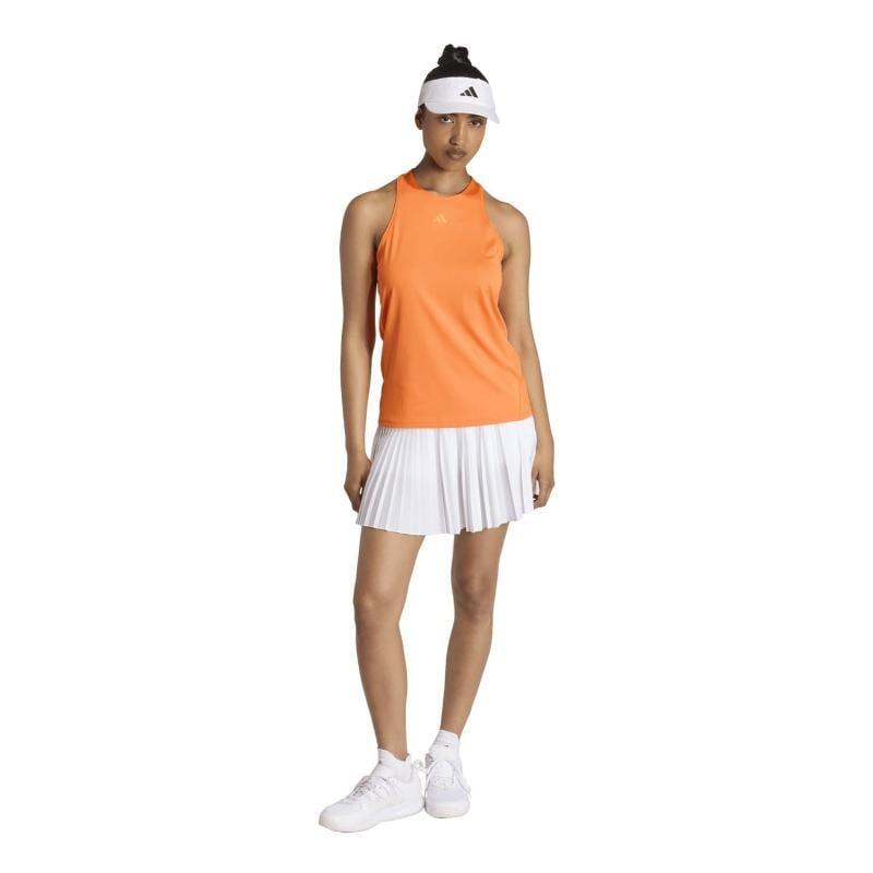 Camiseta Laranja Feminina do Adidas Club 4/5