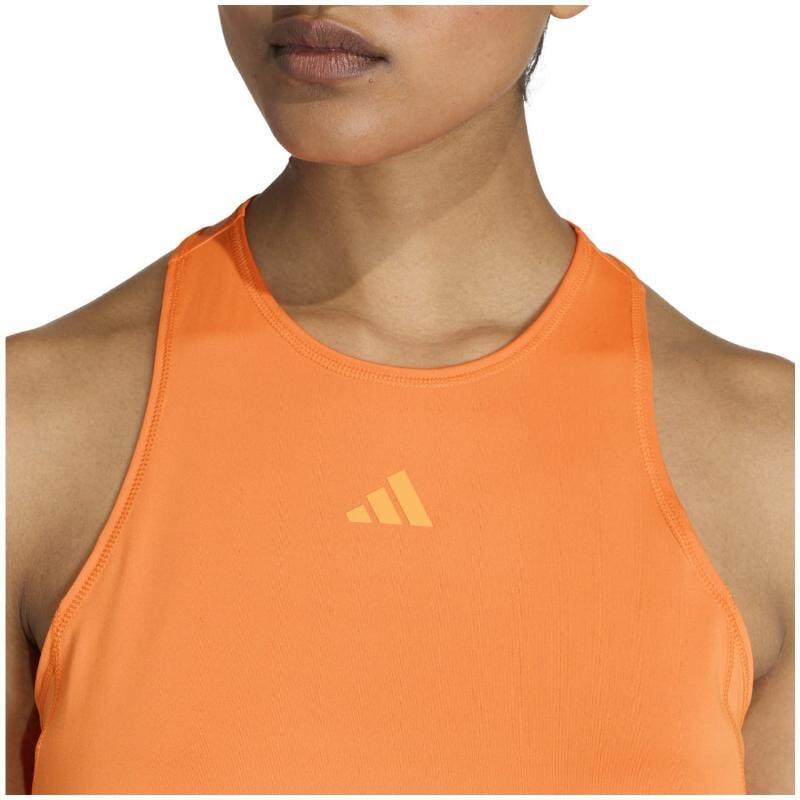 Camiseta Laranja Feminina do Adidas Club 3/5