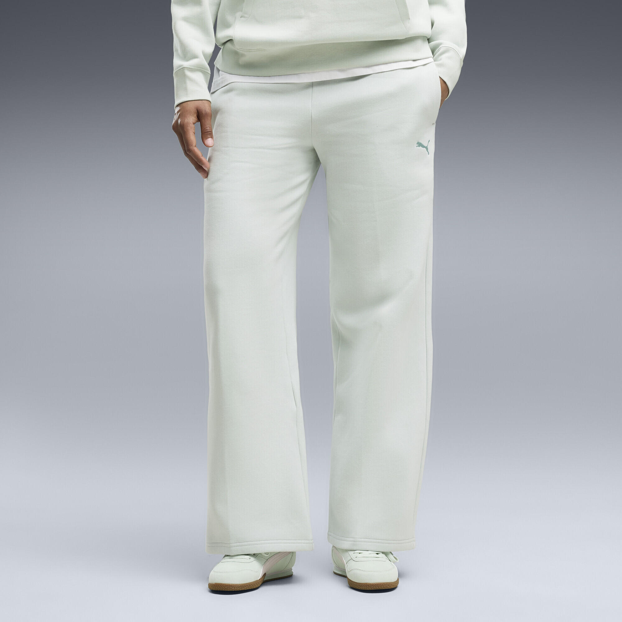 Pantalones anchos de felpa Essentials Cat Mujer PUMA 4/5