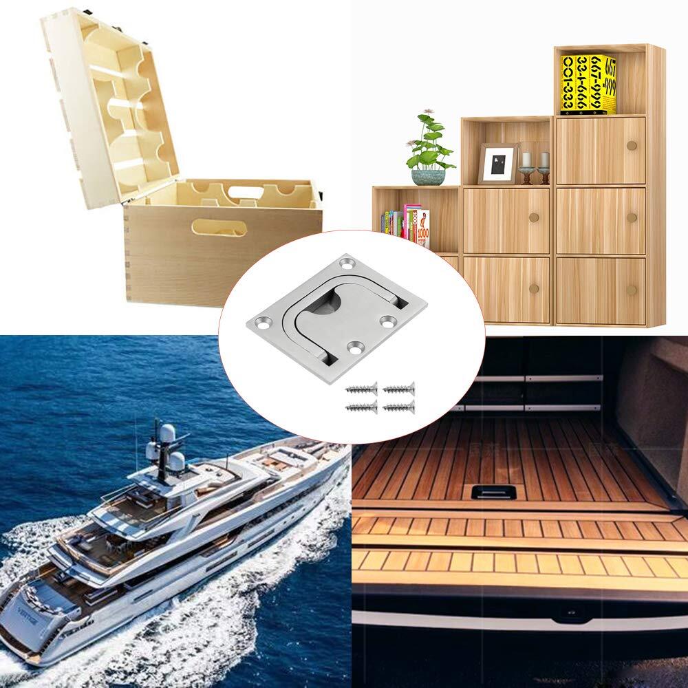 Poignée de Trappe pour Bateaux Poignée Marine en Acier Inoxydable Trappe 5/6