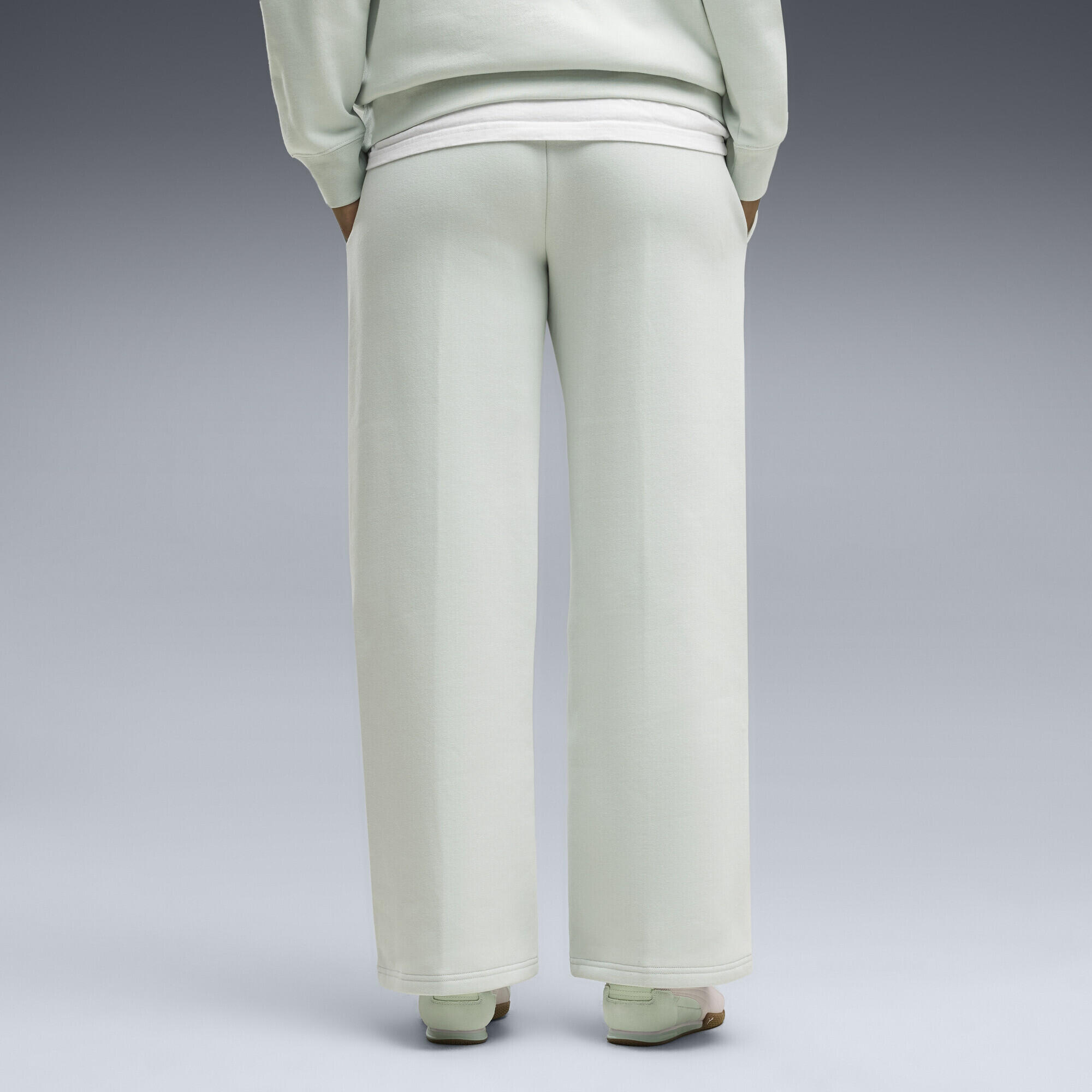 Pantalones anchos de felpa Essentials Cat Mujer PUMA 3/5