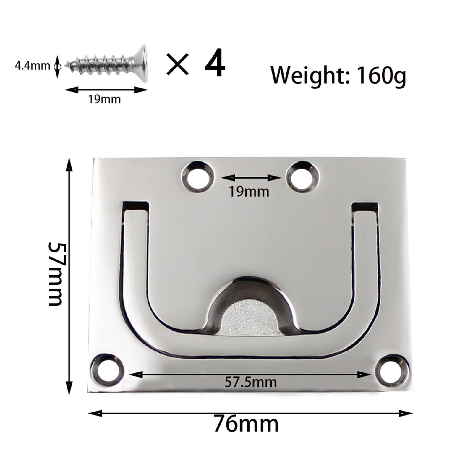 Poignée de Trappe pour Bateaux Poignée Marine en Acier Inoxydable Trappe 2/6