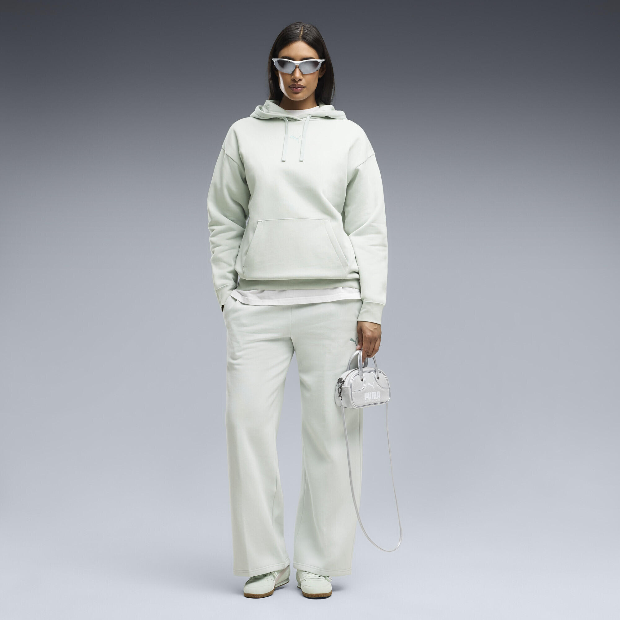 Felpa con cappuccio in pile Essentials dal taglio morbido da donna PUMA 4/5