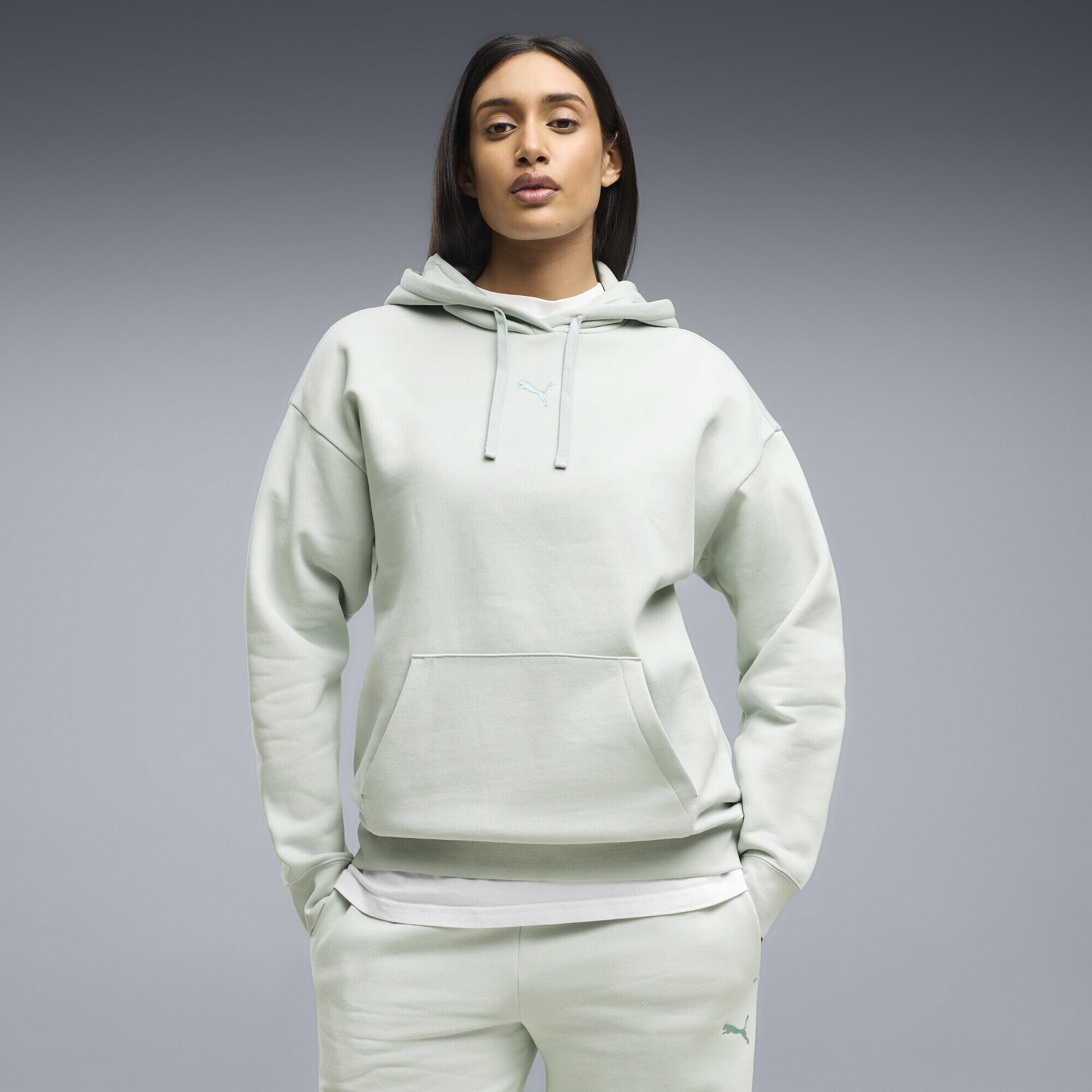 Felpa con cappuccio in pile Essentials dal taglio morbido da donna PUMA 2/5