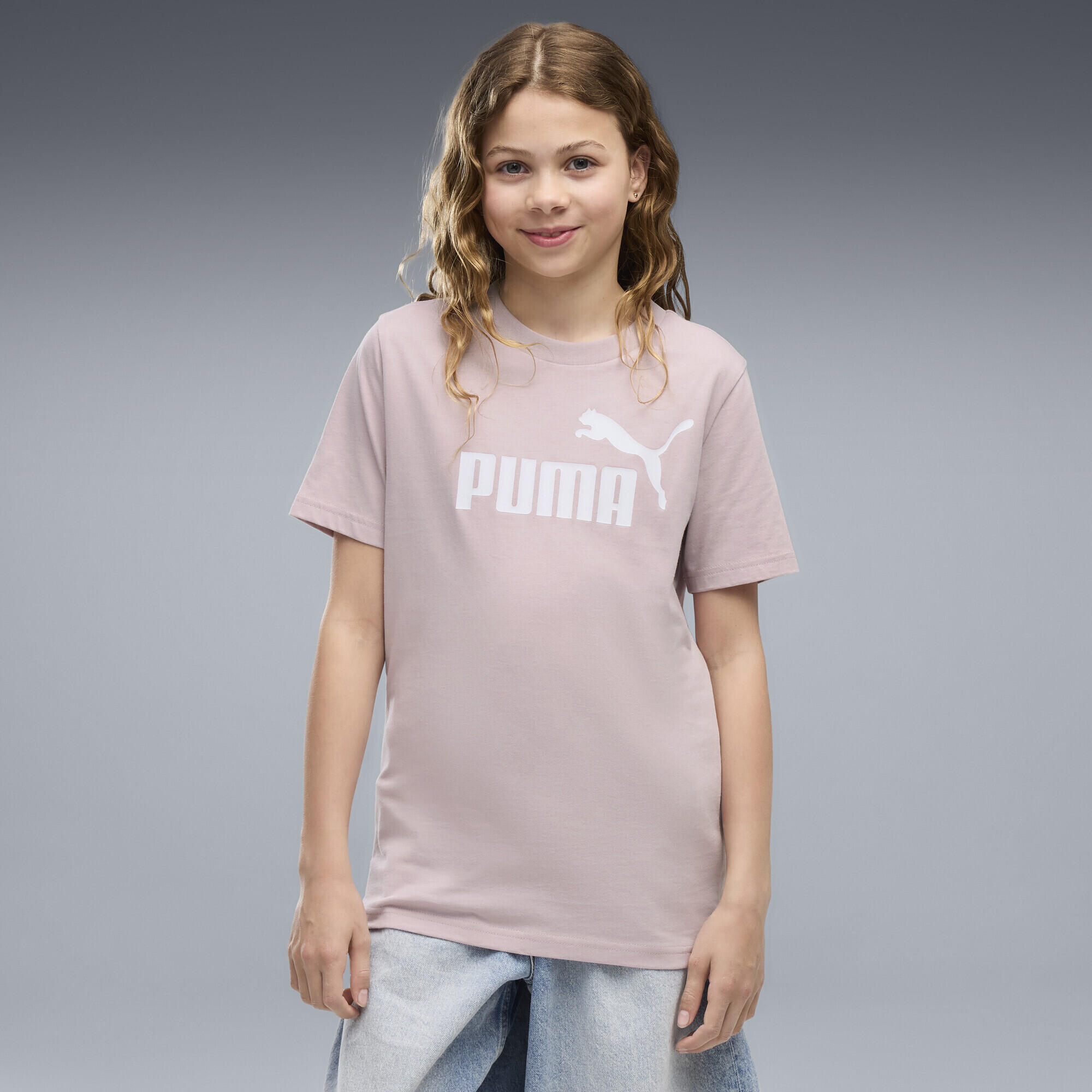 T-shirt infantil algodão estampa Ess No. 1 Logo PUMA 2/5
