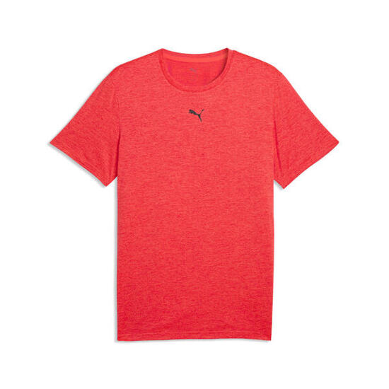 TAD ESSENTIALS Meliertes T-Shirt mit Cat Logo Herren PUMA
