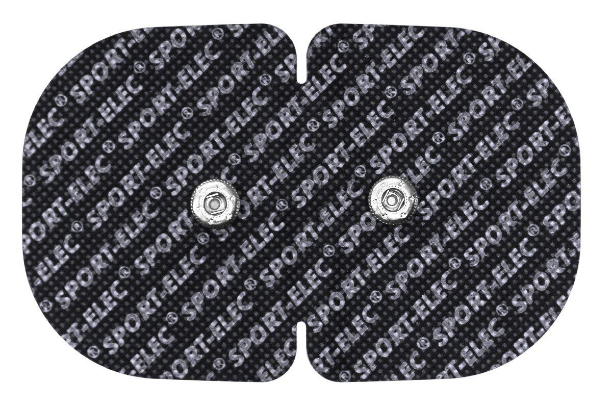 Easf Lot de 4 electrode pour appareils Noir FR : Adultes (Taille Fabricant 3/4