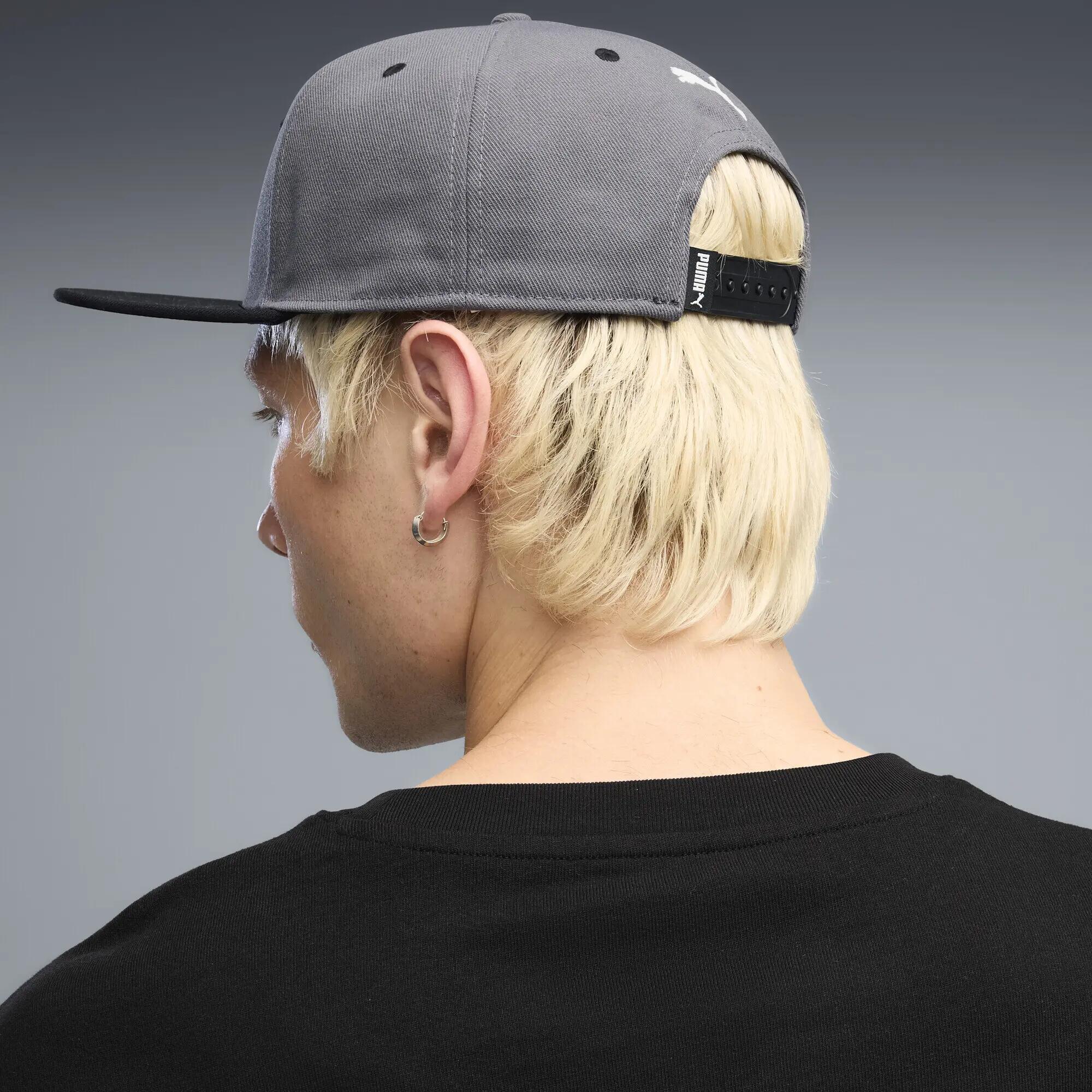 Boné adulto pala plana logótipo bordado Essentials No. 1 Logo Cap PUMA 3/4