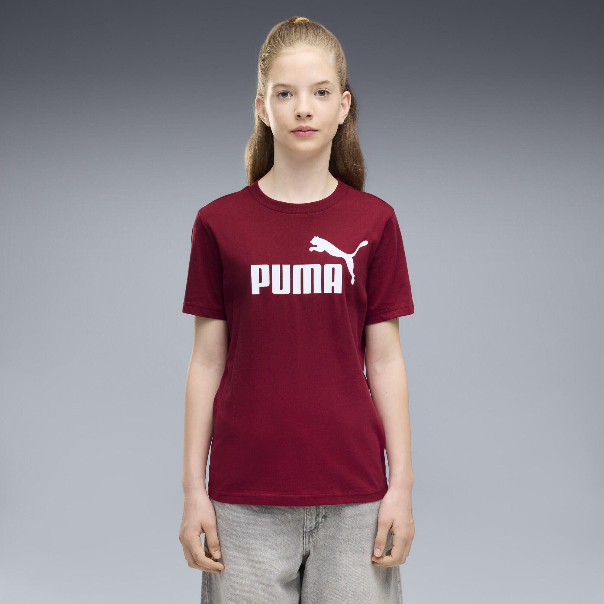T-shirt infantil algodão estampa Ess No. 1 Logo PUMA 2/5