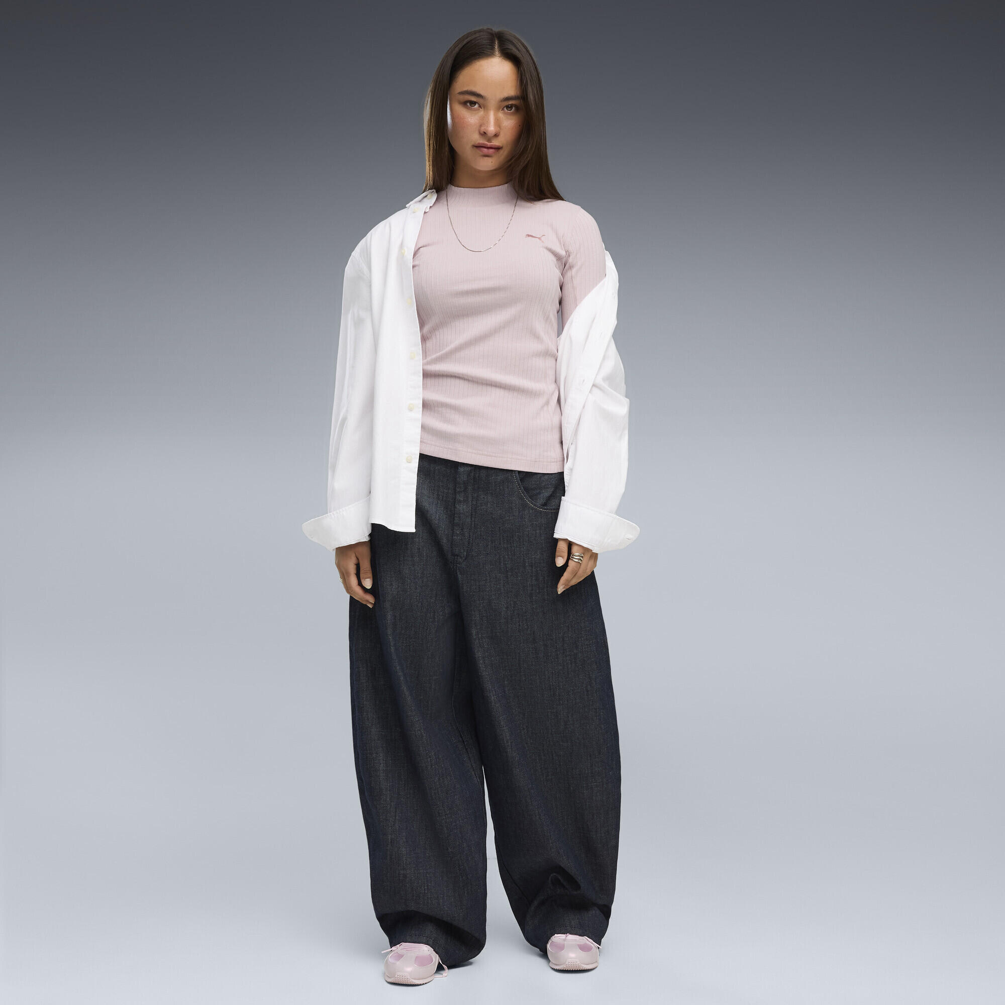 HER Slim Rib T-shirt met lange mouwen voor dames PUMA 4/5
