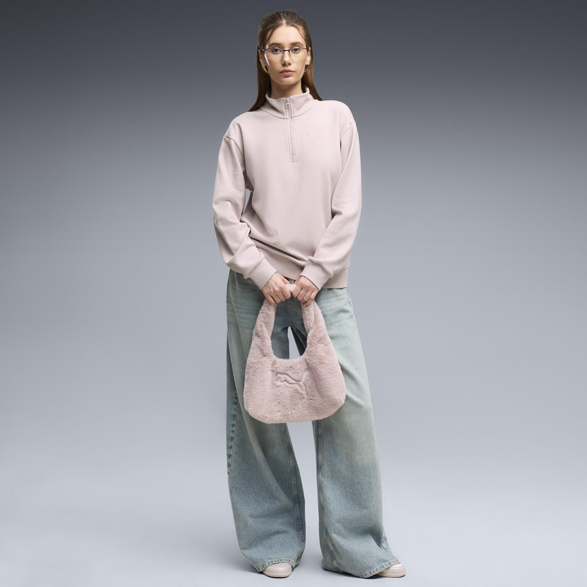 Felpa con zip Essentials Elevated Standard da donna PUMA 4/5