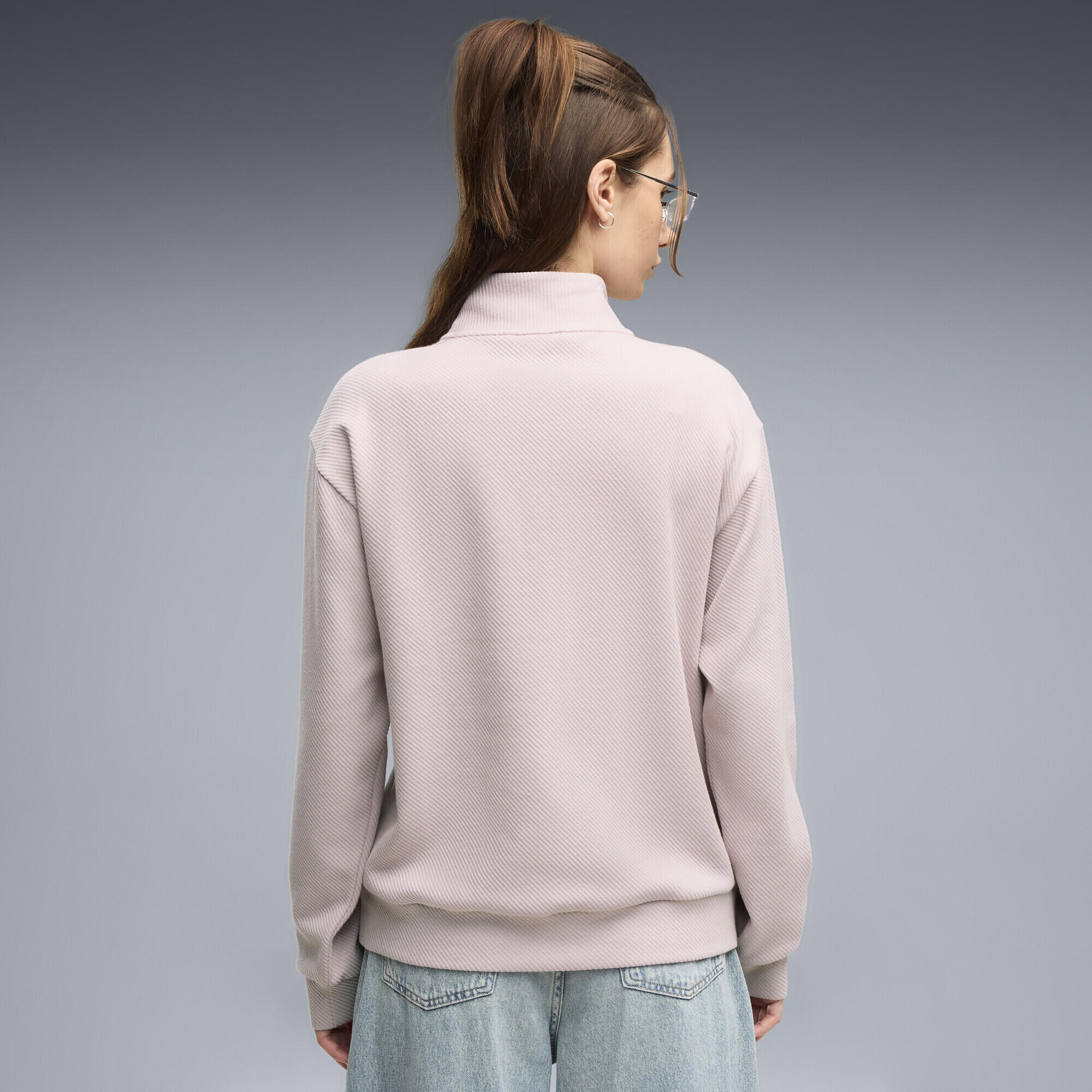 Felpa con zip Essentials Elevated Standard da donna PUMA 3/5