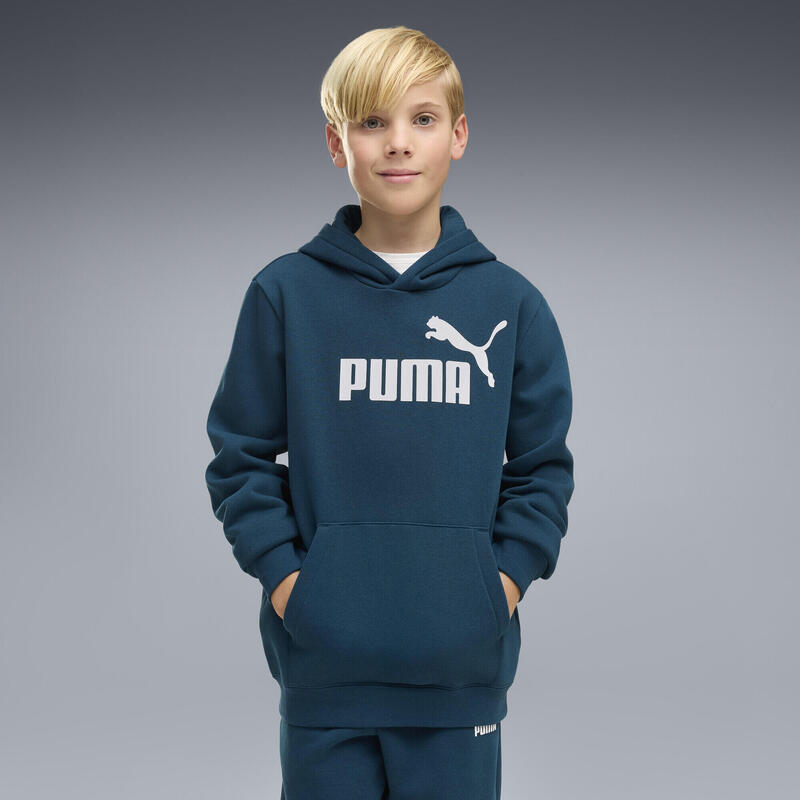 Manșoane Compresie Alergare Copii Fleece Glugă Lung Kangaroo ESS No. 1 Logo PUMA