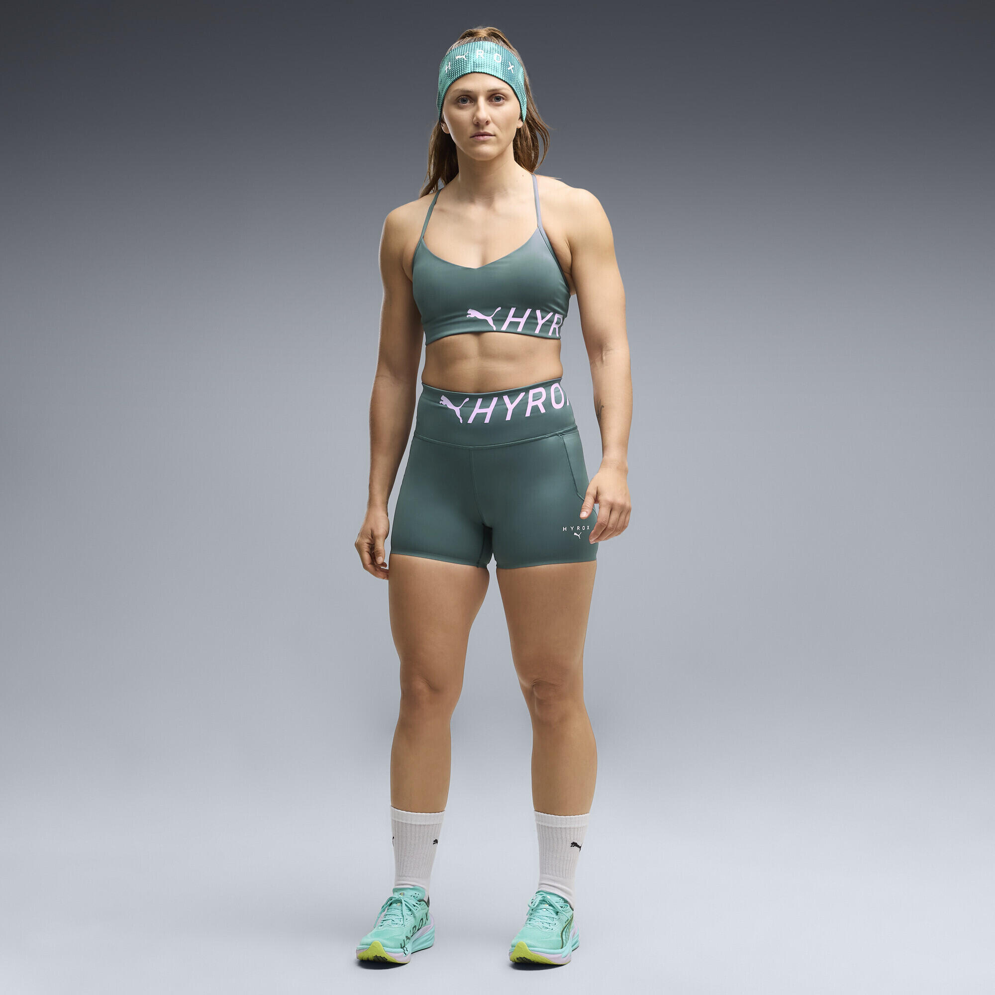Brassière de sport à bretelles PWRMODE PUMA x HYROX Femme PUMA 4/5