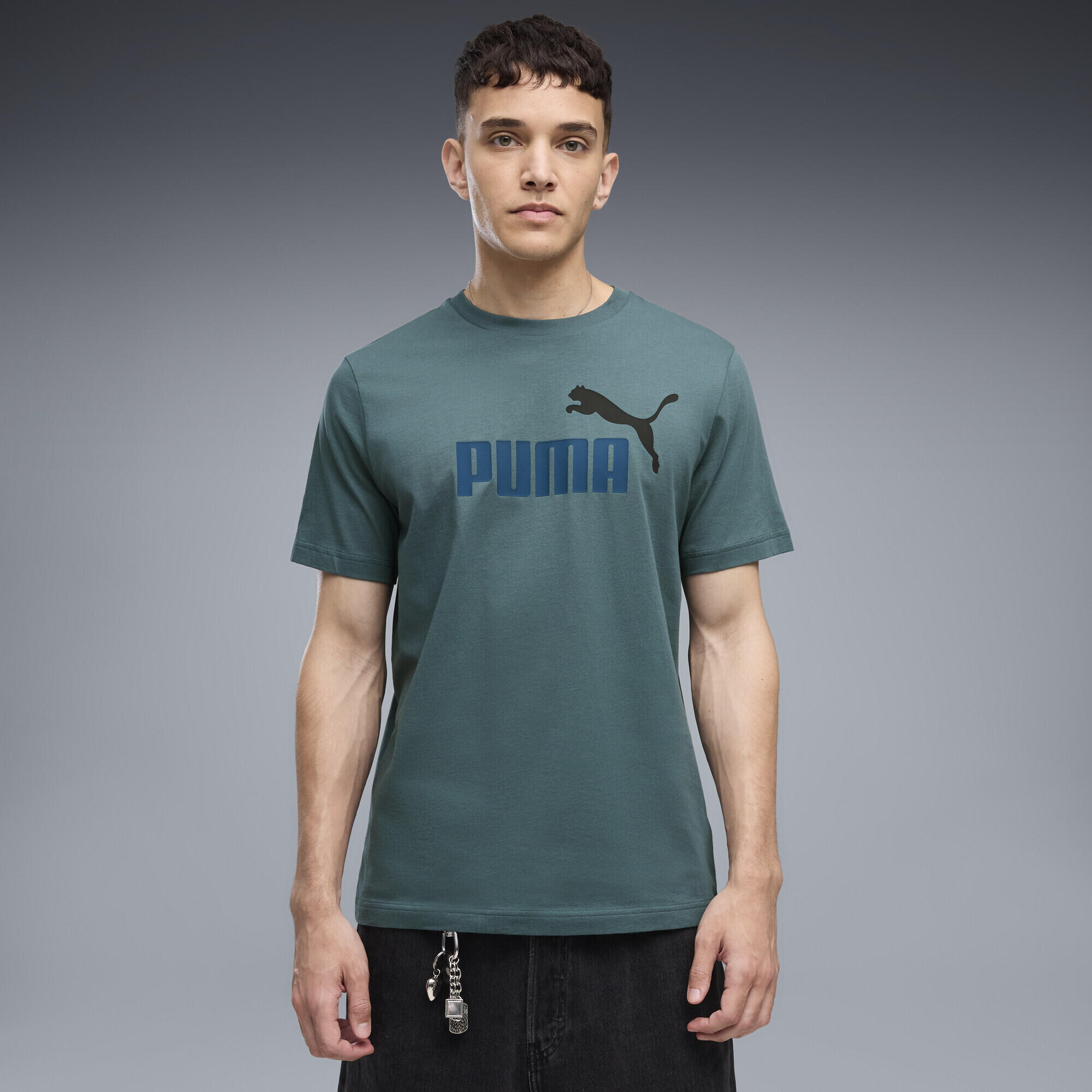 Essentials 2 Colour No. 1 Logo T-shirt voor heren PUMA 2/5