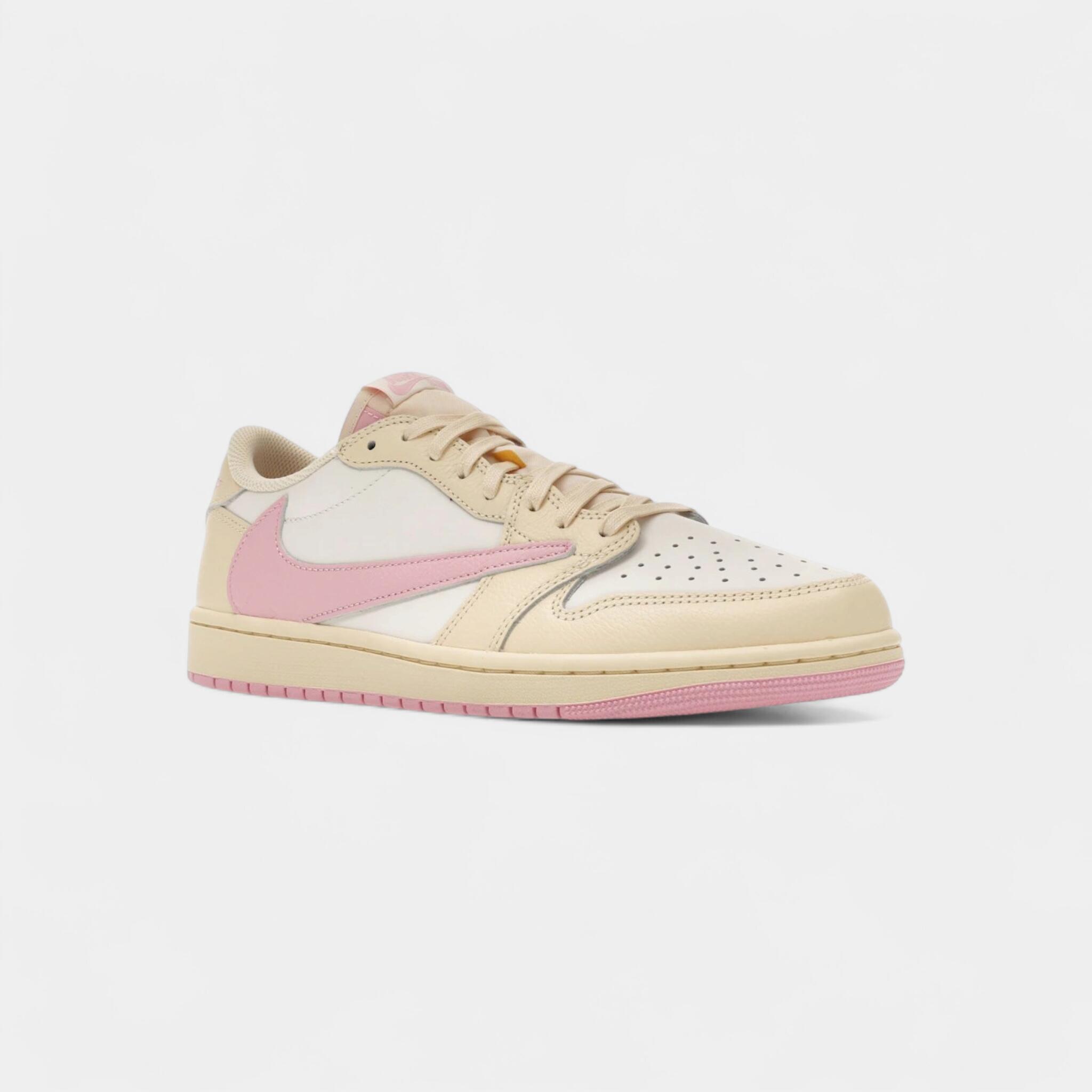 Jordan 1 Retro Low OG SP Travis Scott Shy Pink 2/4