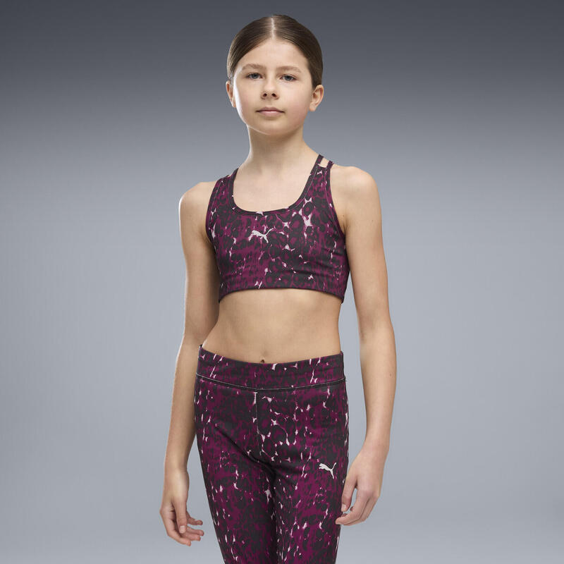 Sutien sport Train All Day Essentials Printed Crossover, fete, PUMA