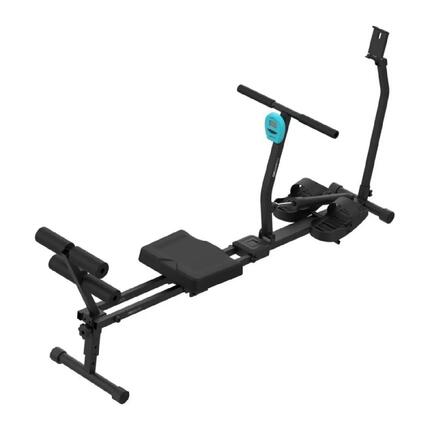 Rameur Hydraulique Drumfit Rower CompactROW. 12 Niveaux de Résistance, Poids