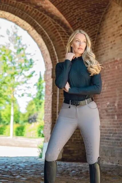 Pikeur Function Zip Shirt 1322 Selection Dames Zwart - 4/4