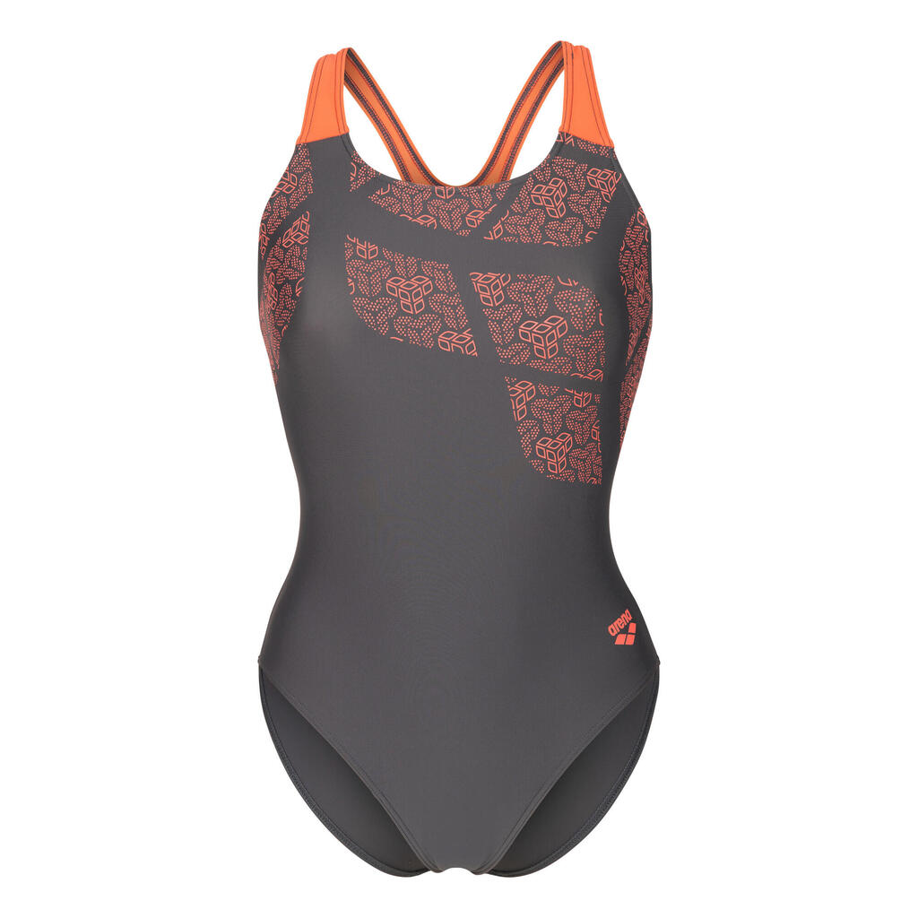 Women's 1-piece swimsuit Arena Lace Solid