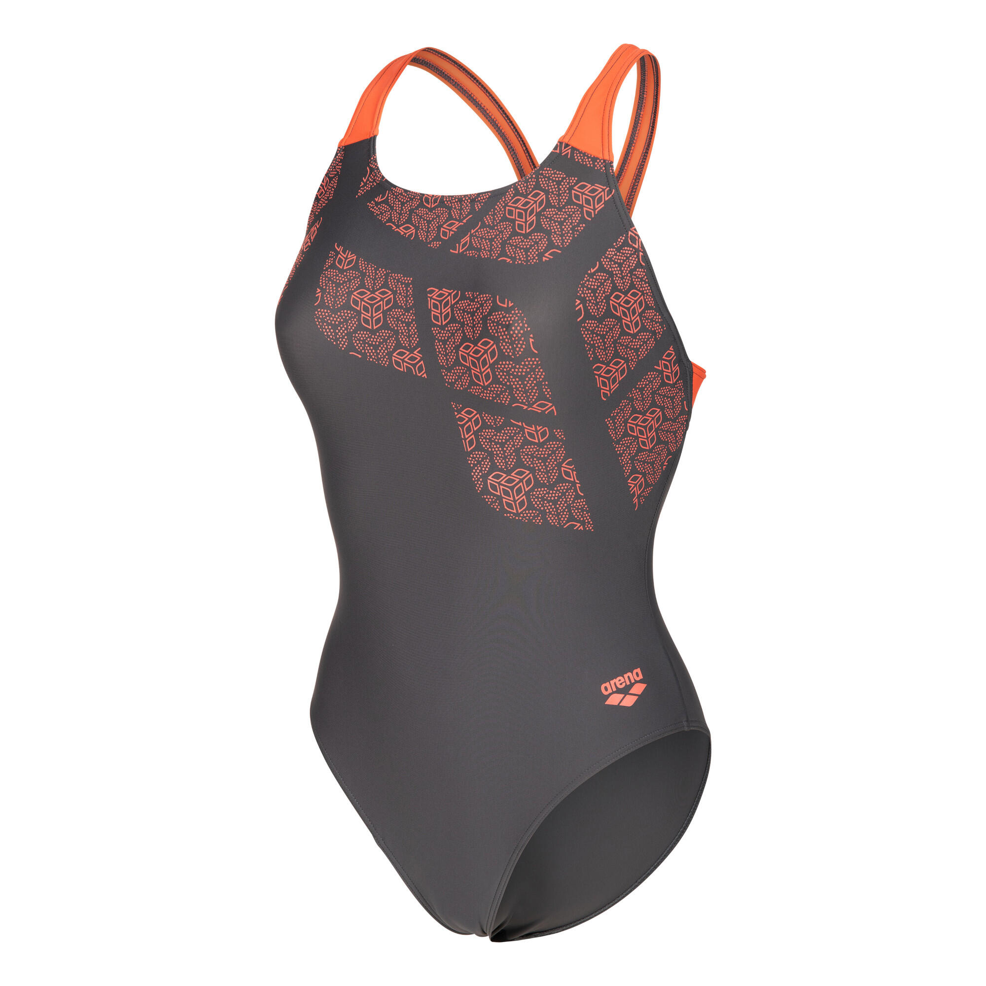Dames zwempak uit 1 stuk Arena Lace Solid 4/9