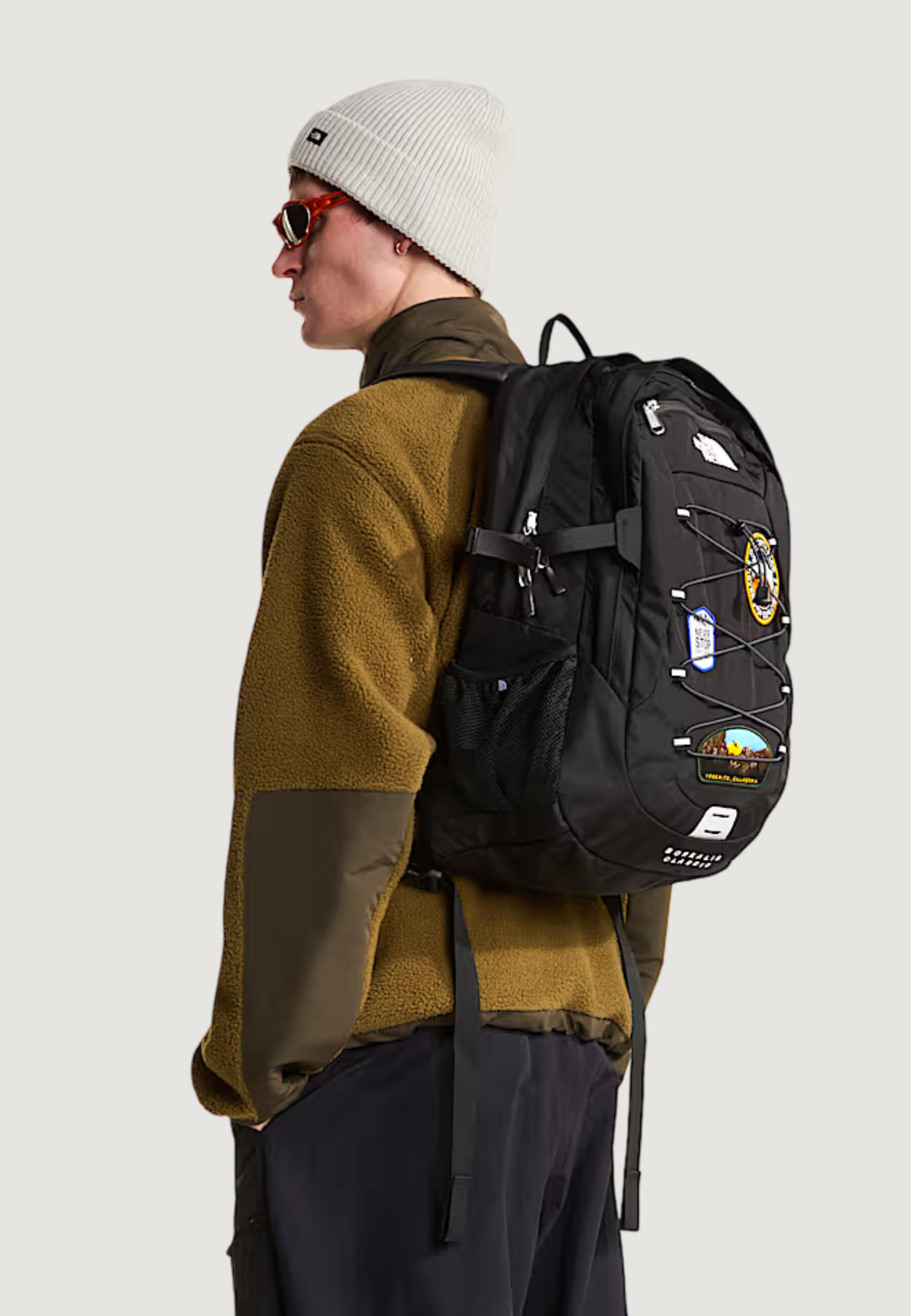 Zaini Uomo BOREALIS CLSSC PATCH Nero 2/5