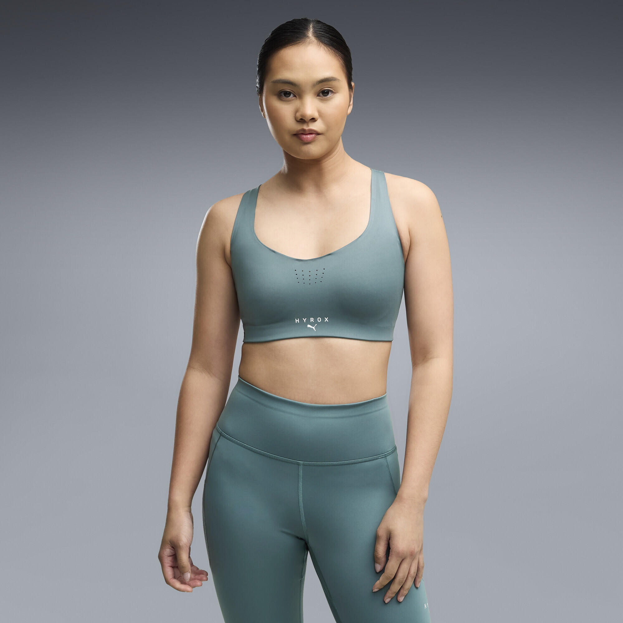 PUMA x HYROX PWRMODE Sport-BH Damen PUMA 2/5