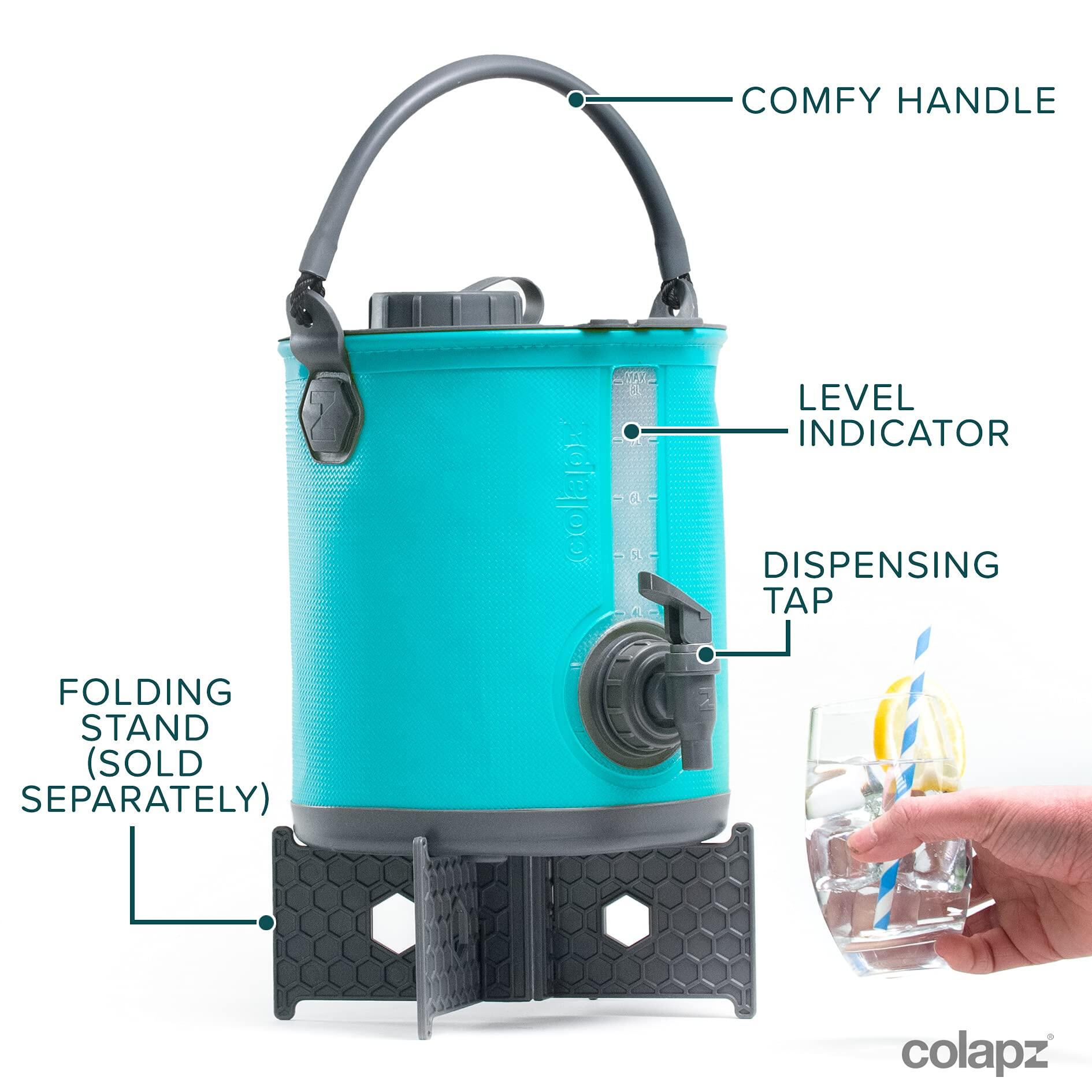 Bidon d’Eau Pliable 20L Premium – sans BPA Récipient Camping avec Couvercle 6/6