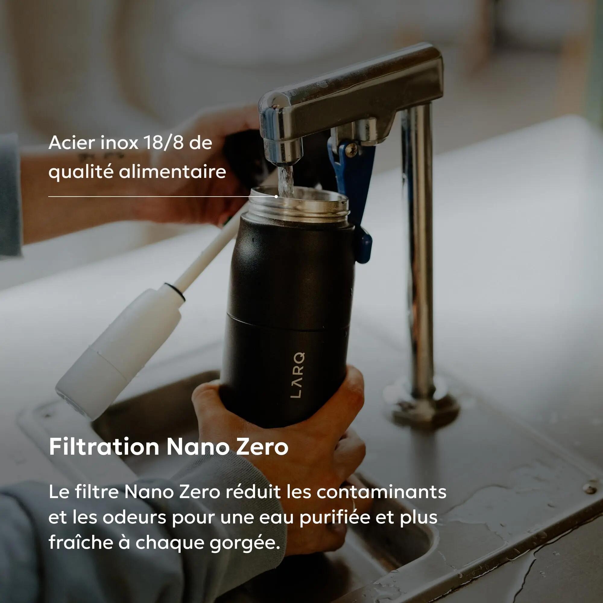 PureVis 2 1 Litre – Gourde Auto-Nettoyante et Filtrante UV – Suivi 4/7