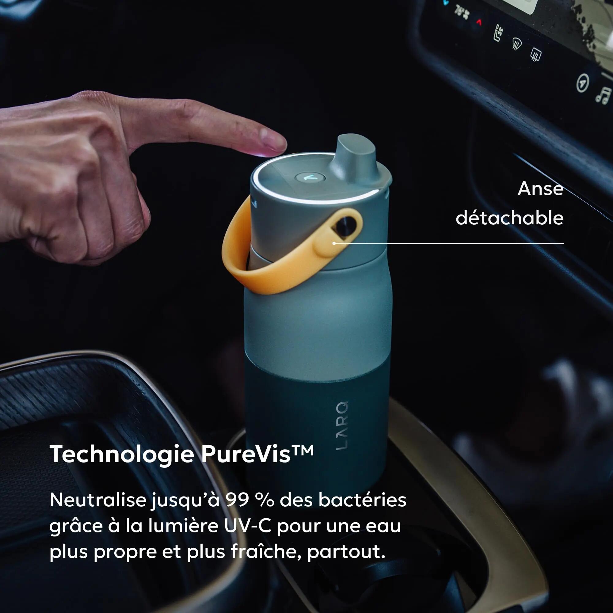 PureVis 2 1 Litre – Gourde Auto-Nettoyante et Filtrante UV – Suivi 3/7