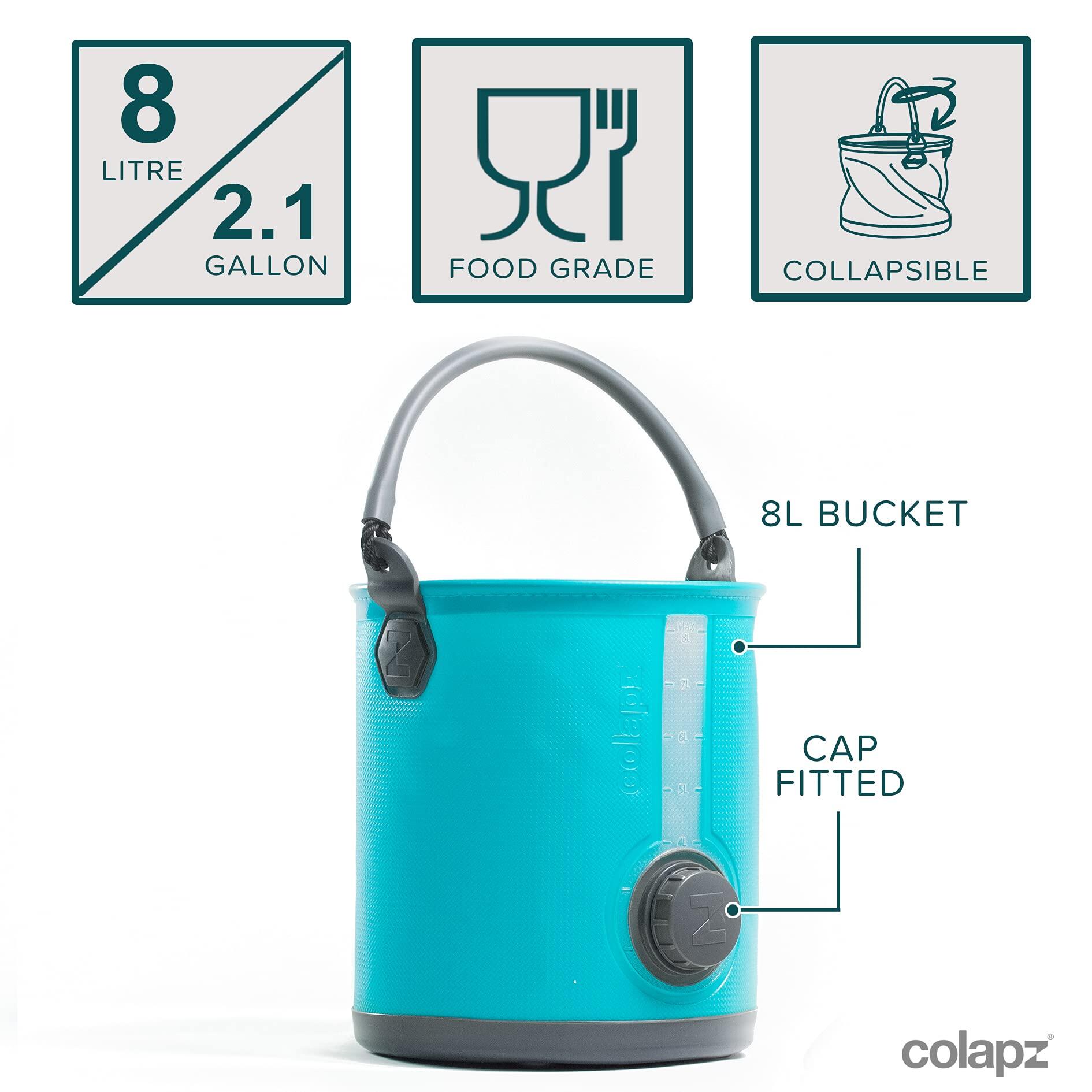 Bidon d’Eau Pliable 20L Premium – sans BPA Récipient Camping avec Couvercle 2/6