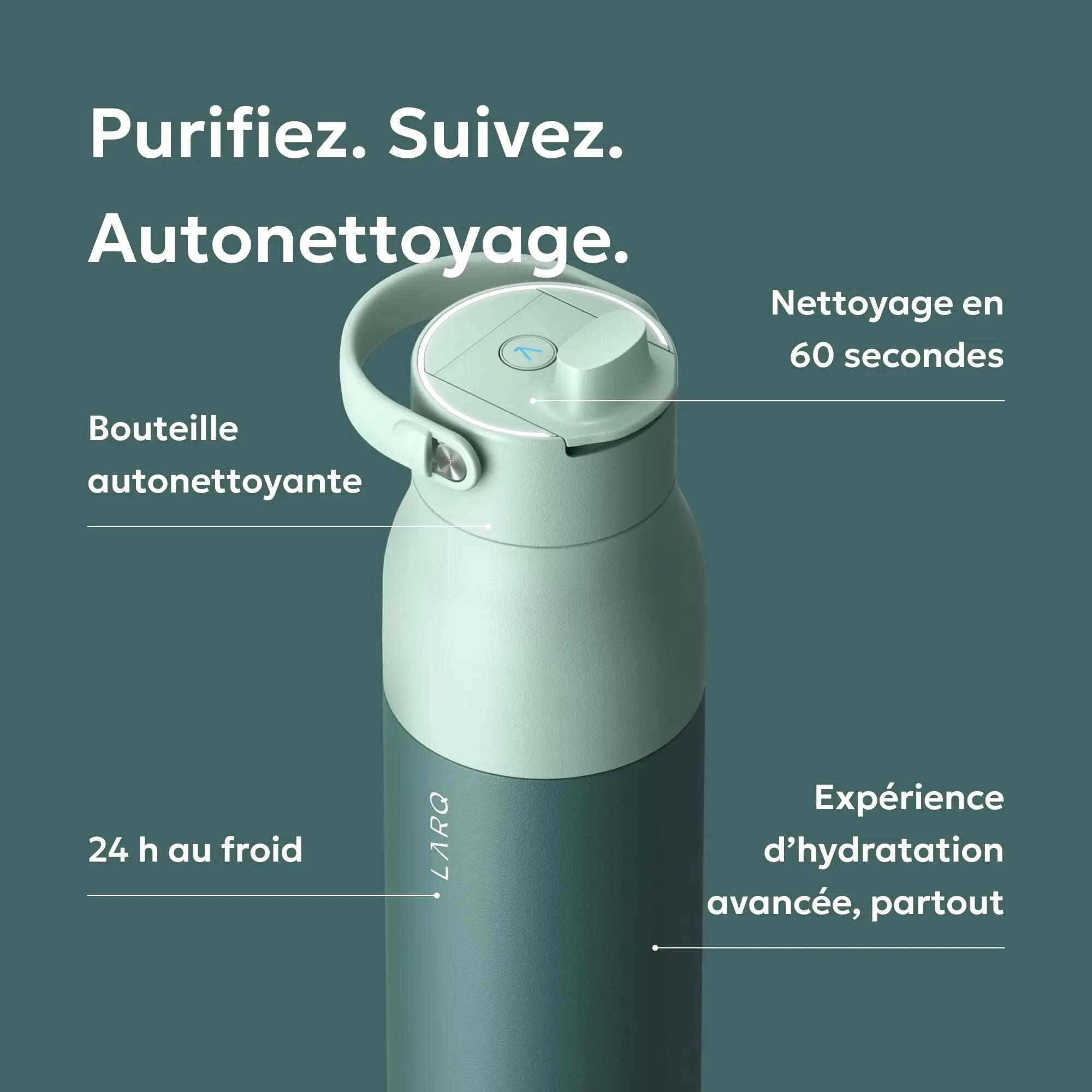 PureVis 2 1 Litre – Gourde Auto-Nettoyante et Filtrante UV – Suivi 2/7
