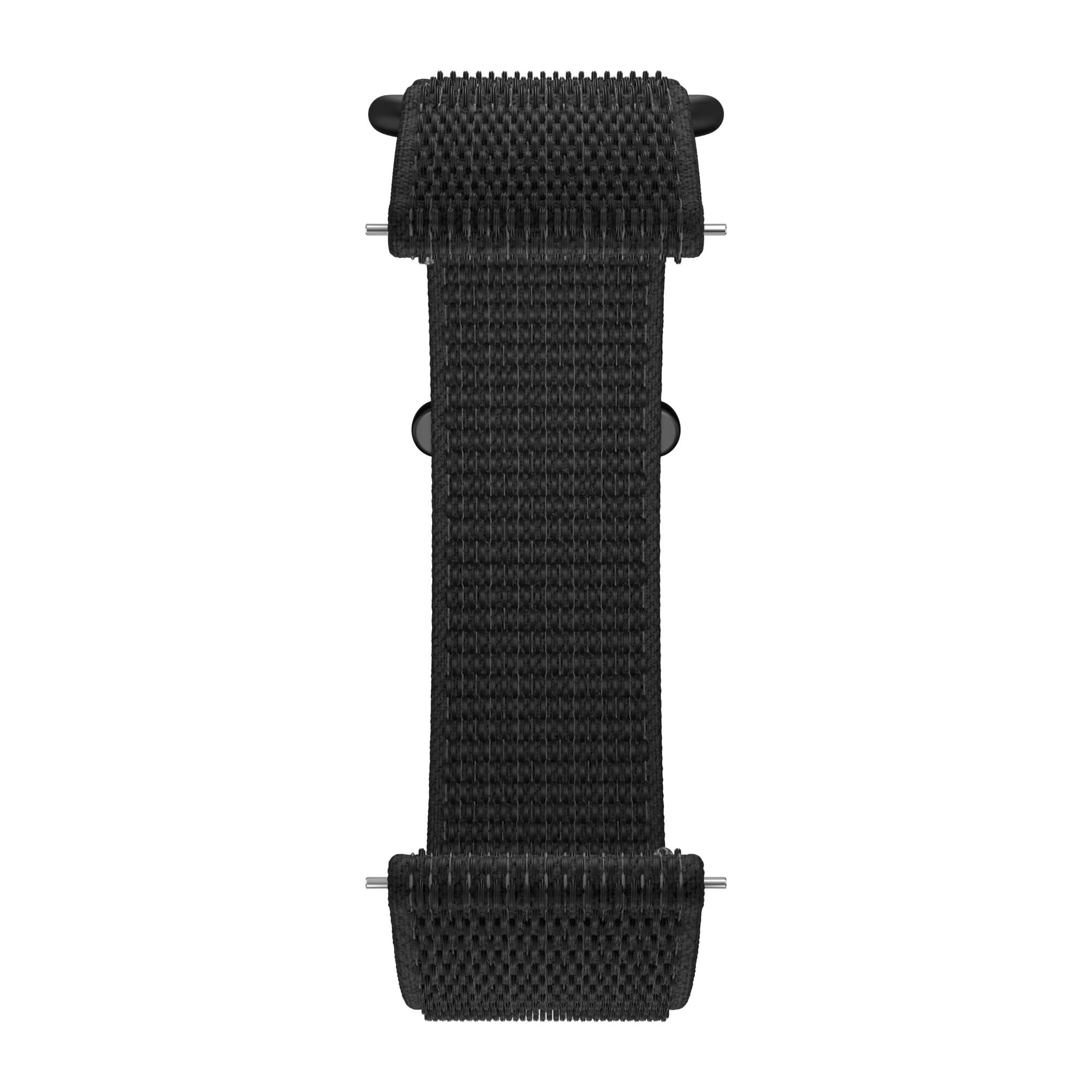 Bracelet Hook & Loop – Noir – Taille M/L – 22 mm 2/4