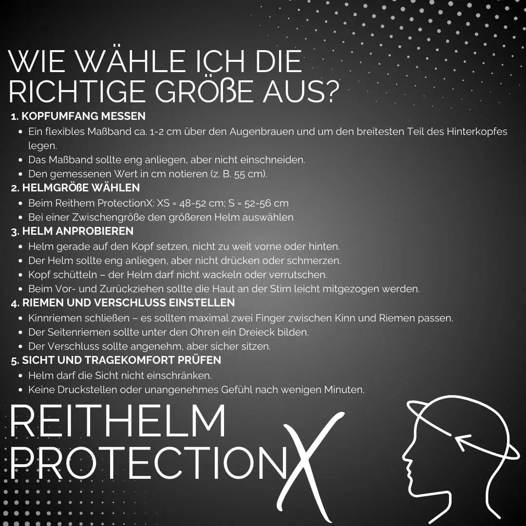 Casque d'équitation ProtectionX, Unisexe, pour Adolescent, Noir, Taille S 5/5