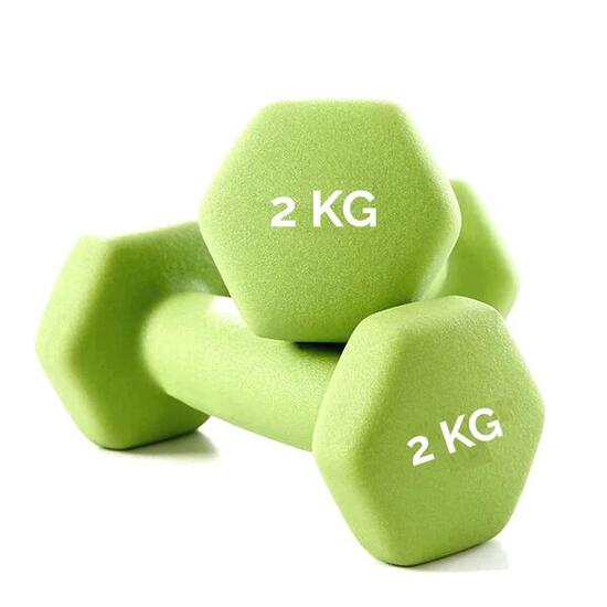 Haltères de musculation en néoprène idéaux pour exercices de fitness
