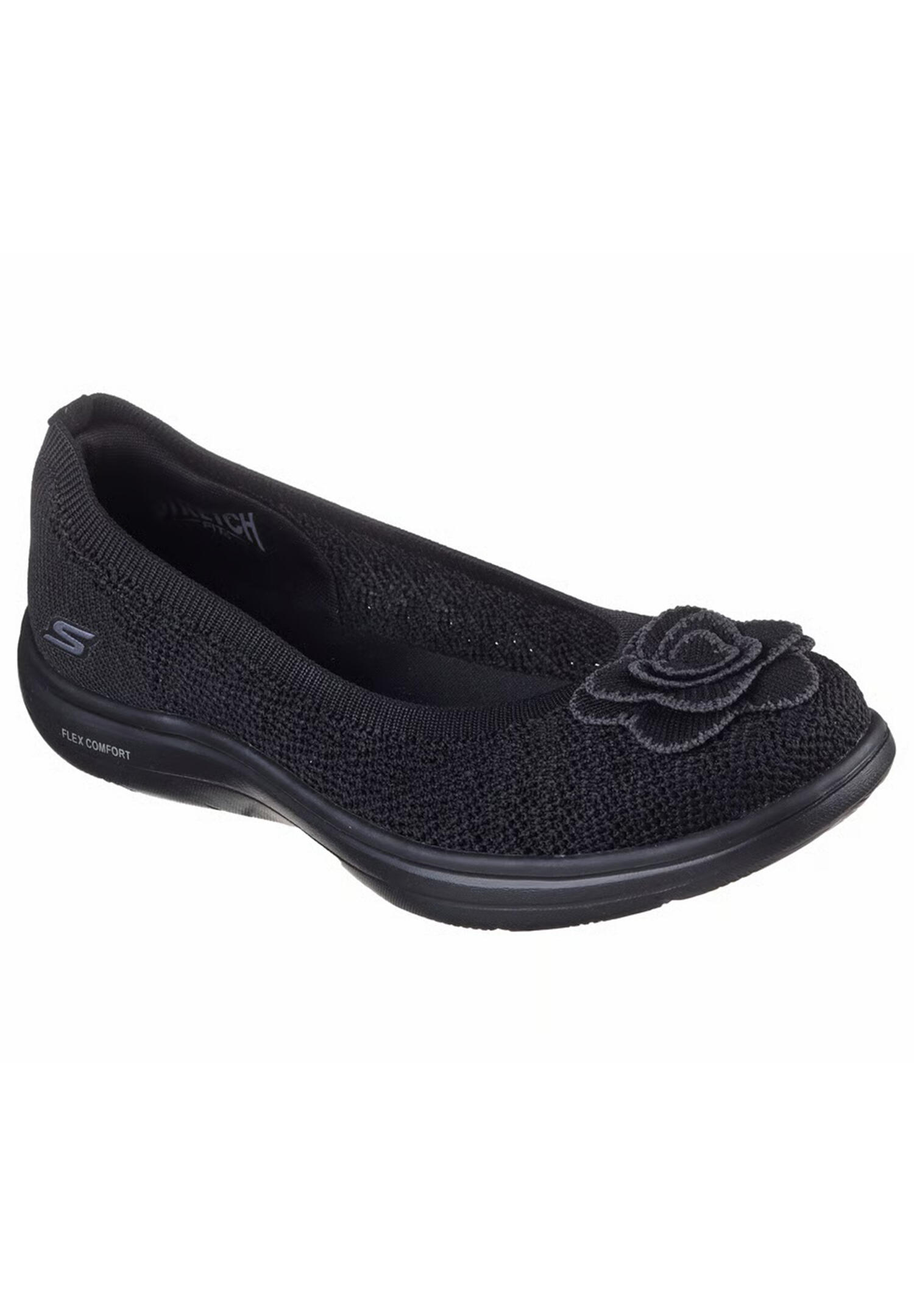 SKECHERS Damen On-The-GO Flex Radiant Flora Ballerina 138451 BBK Black 3/4