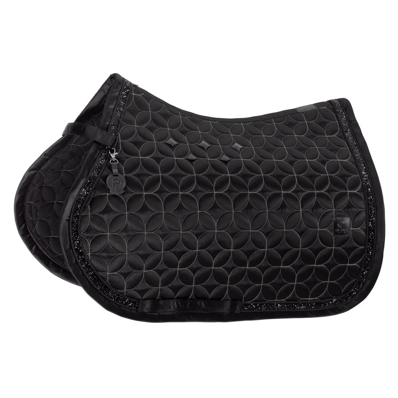 Eskadron Zadeldek Mattgloss Contrast Jewel Platinum 26/27 Zwart - 4/7