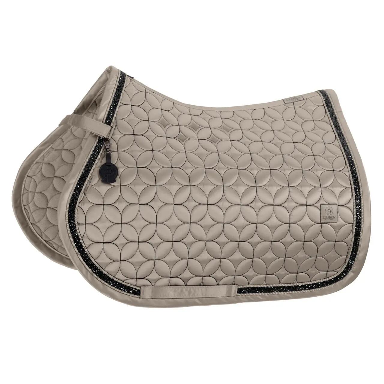 Eskadron Zadeldek Mattgloss Contrast Jewel Platinum 26/27 Zwart - 3/7