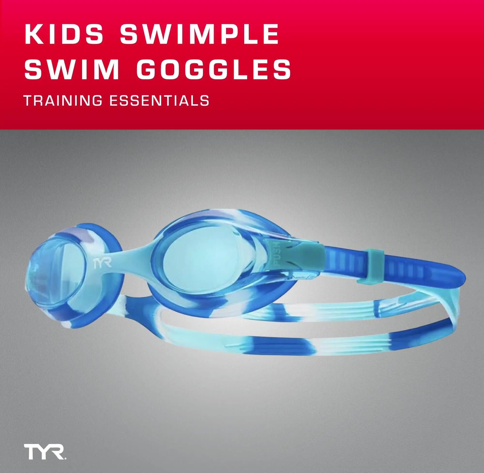 Lunettes de natation Swimple Tie Dye pour jeunes 2/6
