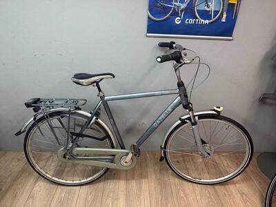 Gazelle paris c7+, metal/grijs