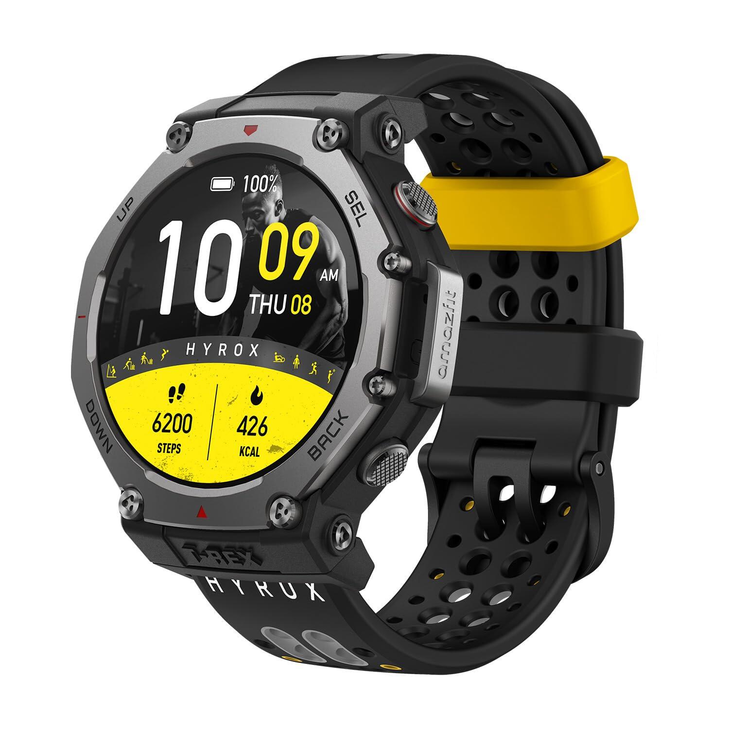 Bracelet Sport en Silicone HYROX 22mm, Bracelet Officiel Compatible avec 3/4