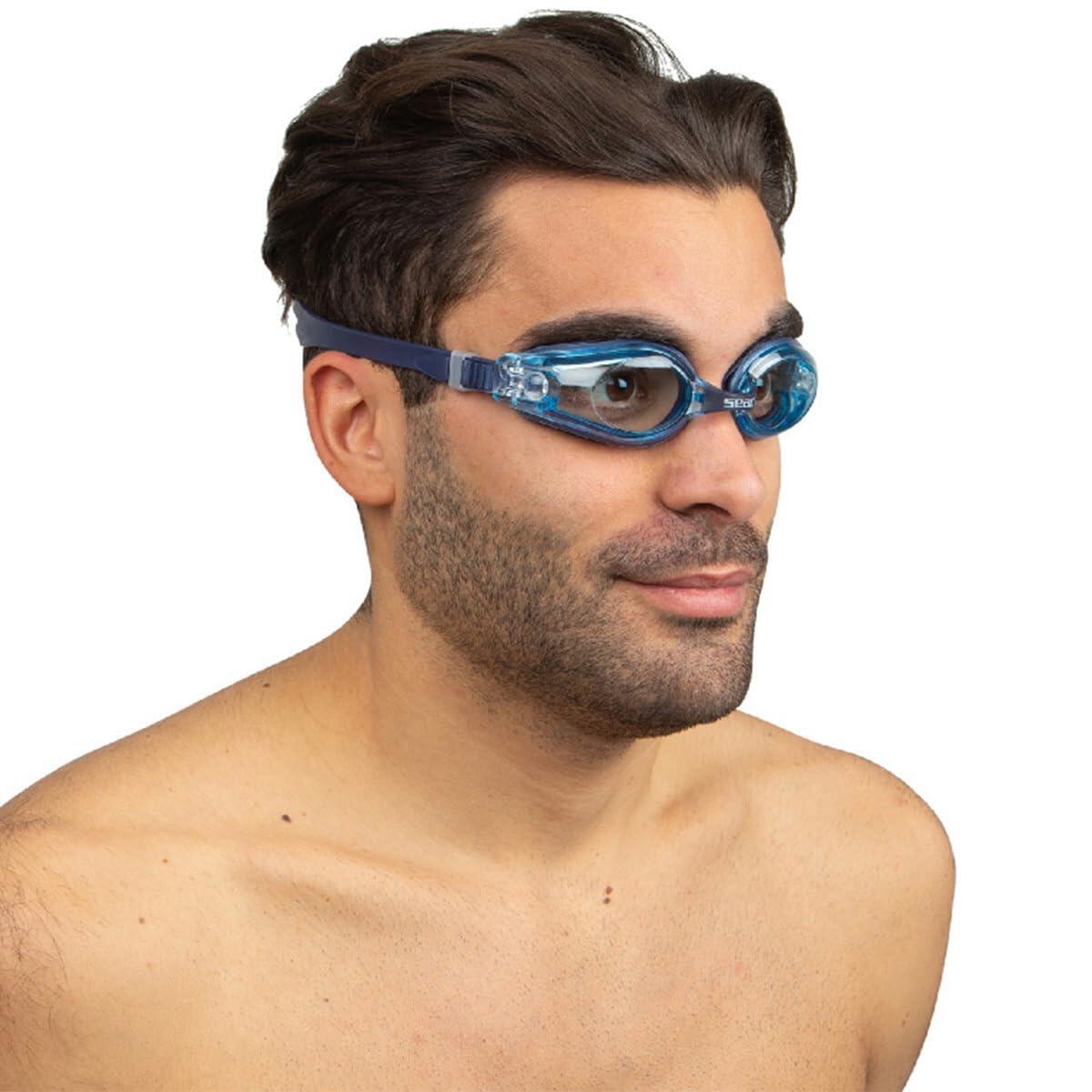 Jump Lunettes Natation Piscine et mer pour Femme et Homme Noir 6/7