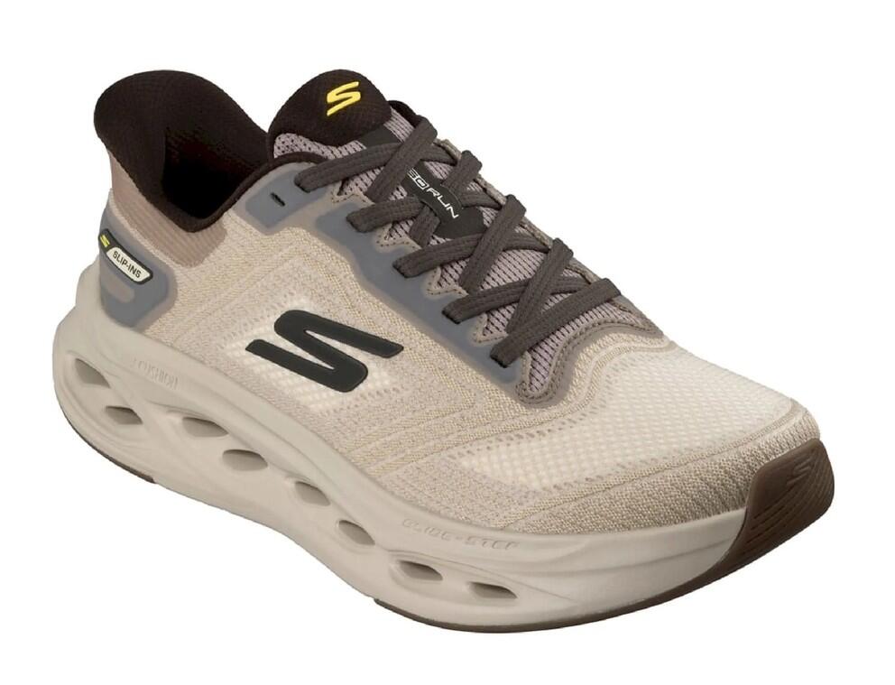 SKECHERS Skechers Laufschuhe Max Cushioning Glide-Step Taupe 3/4
