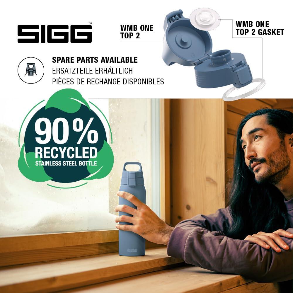 Gourde en acier inoxydable - Shield ONE Deep Blue - Convient pour les boissons 4/6