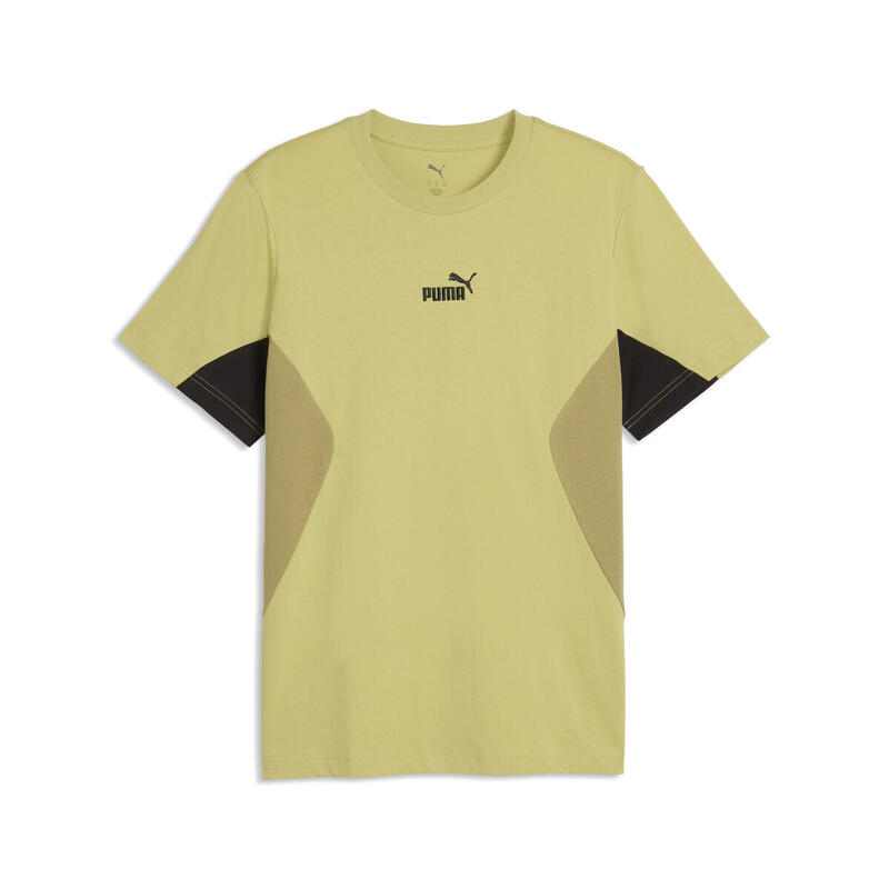 Tricou bărbați design color-block, turcoaz PUMA